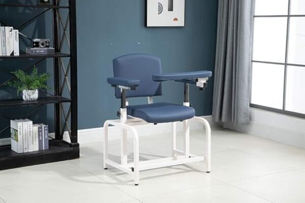 Comfortable Lab Draw Chair for Lab Spa and Treatment Room… (Blue, Normal)