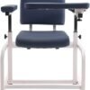 Comfortable Lab Draw Chair for Lab Spa and Treatment Room… (Blue, Normal)