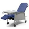 Lumex 3-Position Medical Recliner, Reclining Geri Chair with Wheels, Royal Blue