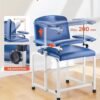 VEVOR Phlebotomy Chair, Blood Draw Chair with Adjustable Armrests and Flip Arm, 400LBS Loading Blood Drawing Medical Chair with Soft Padded Seat, Easy-to-Clean PVC Leather for Hospitals, Labs, Clinics