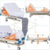 Premium Hospital Bed - 3 Function Full Electric Hospital ICU Bed with 4.7" Memory Foam Mattress Included Jetcon Motor & Control System and Central Locking System with 5" Casters