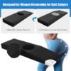 HOMBYS BBL Bed After Surgery for Sleeping with Hole,High Density Foam BBL Mattress with Hole,Brazilian Butt Lift Recovery Pillow After Surgery with Removable Cover (70.9x22.2x8in)