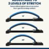 Everlasting Comfort Lumbar Support Board Back Stretcher for Lower Pain Relief - Adjustable Spine Decompression with 88 Acupressure Nodes - Back Cracking Device with Chair Strap for Posture Correction