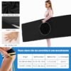 HOMBYS BBL Bed After Surgery for Sleeping with Hole,High Density Foam BBL Mattress with Hole,Brazilian Butt Lift Recovery Pillow After Surgery with Removable Cover (70.9x22.2x8in)