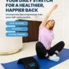 Everlasting Comfort Lumbar Support Board Back Stretcher for Lower Pain Relief - Adjustable Spine Decompression with 88 Acupressure Nodes - Back Cracking Device with Chair Strap for Posture Correction