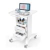 Portable Medical Utility Cart with Drawers & Storage Trays, 4 Quiet Swivel Wheels, 220 LBS Weight Capacity, Mobile Rolling Cart for Hospital, Dental Clinic, Beauty Salon, Spa & Medical Facilities